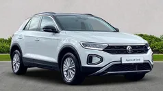 White Used 2024 VW T-Roc Life SUV | £20,850 (Fair price)
