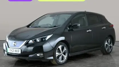 Used Nissan Leaf 110 kW (150 HP) 2021 Black Hatchback