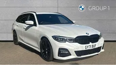 White Used 2021 BMW 330 M Sport Estate | £27,195 (Fair price)