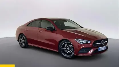 Used Mercedes CLA180 AMG line 150 HP (110 kW) 2022 Red Coupe