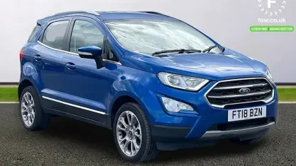 Second-hand Ford Ecosport Titanium 125 CP (91 kW) 2018 Albastru SUV