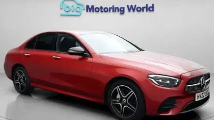 Used Mercedes E300 AMG line 306 HP (225 kW) 2022 Red Sedan
