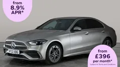 Silver Used 2022 Mercedes C300e AMG Line Premium Sedan | £25,681 (Fair price)