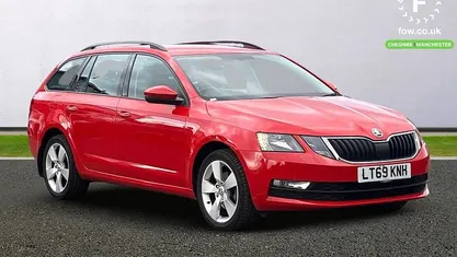 Used Skoda Octavia SE Drive 150 HP (110 kW) 2019 Red Estate