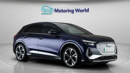 Blue Used 2022 Audi Q4 e-tron S-Line SUV | £18,000 (Fair price)