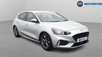 Begagnad Ford Focus ST-Line 125 HK (91 kW) 2019 Silver Halvkombi