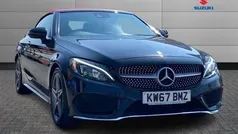 Black Used 2017 Mercedes C250 AMG Line Premium Plus Cabriolet | £18,950 (Fair price)