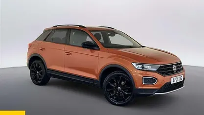 Used VW T-Roc Black Edition 150 HP (110 kW) 2021 Orange SUV