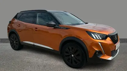 Used Peugeot 2008 GT-line 129 HP (94 kW) 2020 Orange SUV