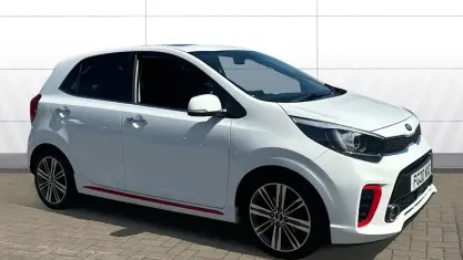 Used Kia Picanto GT-Line S 84 HP (61 kW) 2020 White Hatchback