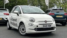White Used 2021 Fiat 500 Dolcevita Hatchback | £10,050 (Fair price)