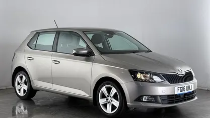 Used Skoda Fabia SE L 90 HP (66 kW) 2016 Beige Hatchback