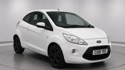 Used Ford Ka Zetec 69 HP (50 kW) 2016 White Hatchback