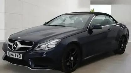 Used Mercedes E350 AMG 252 HP (185 kW) 2014 Blue Cabriolet