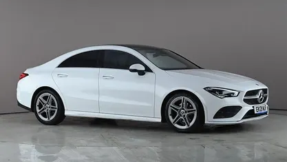 Used Mercedes CLA180 AMG line 136 HP (100 kW) 2021 White Sedan