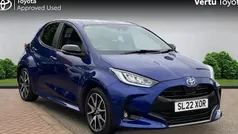 Blue Used 2021 Toyota Yaris Hybrid Hatchback | £15,788 (Fair price)