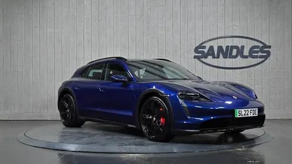 Used Porsche Taycan Cross Turismo 419 kW (571 HP) 2022 Blue Estate