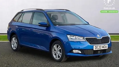 Blue Used 2020 Skoda Fabia SE Estate | £9,999 (Fair price)