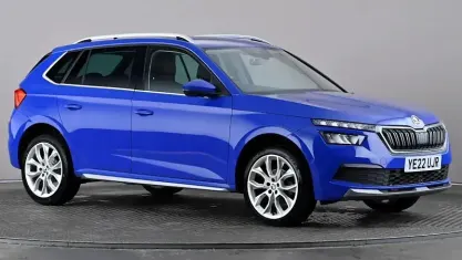 Used Skoda Kamiq SE L 150 HP (110 kW) 2022 Blue SUV