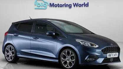 Used Ford Fiesta ST-Line 125 HP (91 kW) 2020 Blue Hatchback