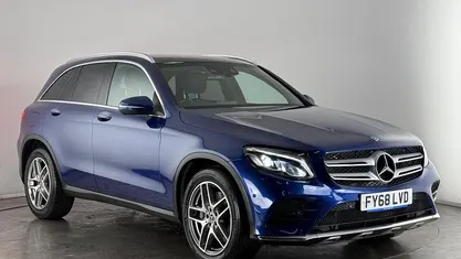 Used Mercedes GLC250 AMG Line Premium 211 HP (155 kW) 2018 Blue Estate