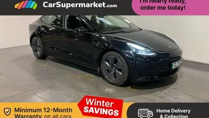 Black Used 2021 Tesla Model 3 Standard Range Sedan | £18,197 (Fair price)