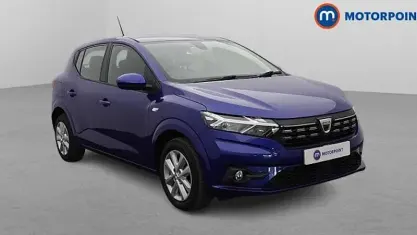 Used Dacia Sandero Comfort 91 HP (66 kW) 2021 Blue Hatchback