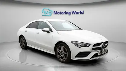 Used Mercedes CLA250e AMG line 259 HP (190 kW) 2021 White Sedan