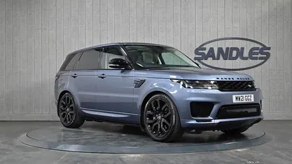Second-hand Land Rover Range Rover Sport HSE Dynamic 300 CP (220 kW) 2021 Albastru SUV