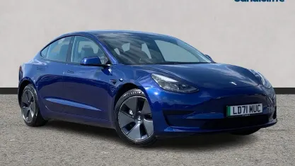 Used Tesla Model 3 RWD 239 kW (325 HP) 2021 Blue Sedan
