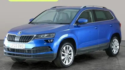 Used Skoda Karoq SE L 150 HP (110 kW) 2021 Blue SUV