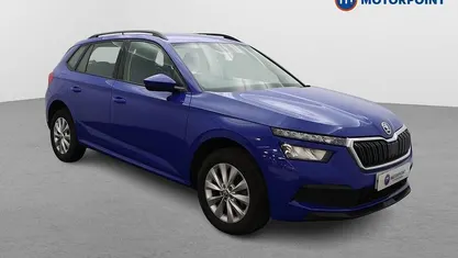Used Skoda Kamiq 95 HP (69 kW) 2021 Blue SUV