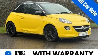 Used Vauxhall Adam Slam 69 HP (50 kW) 2013 Yellow Hatchback
