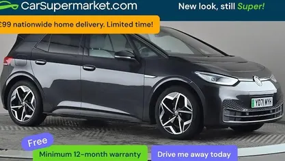 Used VW ID.3 Pro 150 kW (204 HP) 2021 Grey Hatchback