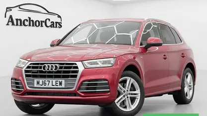 Used Audi Q5 S-Line 190 HP (139 kW) 2017 Red SUV