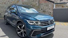 Blue Used 2021 VW Tiguan R-line SUV | £23,095 (Fair price)