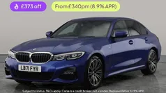 Blue Used 2021 BMW 320 M Sport Sedan | £21,355 (Fair price)