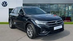Deep black Used 2024 VW T-Roc R-line SUV | £28,295 (Fair price)