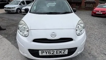 White Used 2013 Nissan Micra Visia Hatchback | £3,499 (Fair price)