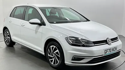 Used VW Golf VII Edition 150 HP (110 kW) 2020 White Hatchback