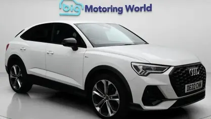 Used Audi Q3 Sportback Black Edition 150 HP (110 kW) 2022 White SUV