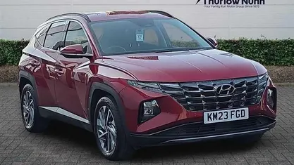 Used Hyundai Tucson Premium 150 HP (110 kW) 2023 Sunrise red SUV