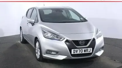 Used Nissan Micra Acenta 101 HP (74 kW) 2020 Silver Hatchback