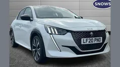 White Used 2020 Peugeot 208 GT-line Hatchback | £15,230 (Fair price)