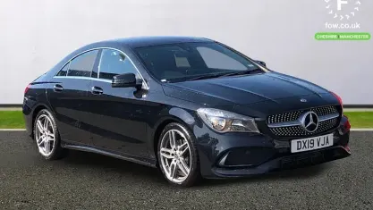 Käytetty Mercedes CLA180 AMG line 122 HP (89 kW) 2019 Musta Sedan