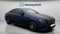 Blue Used 2020 Mercedes E350 AMG line Coupe | £27,800 (Fair price)