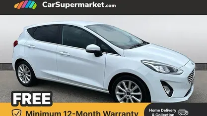Used Ford Fiesta Titanium 125 HP (91 kW) 2021 White Hatchback