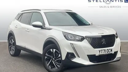 White Used 2021 Peugeot 2008 Allure Premium SUV | £12,869 (Fair price)