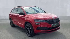 Red Used 2020 Skoda Karoq SportLine SUV | £20,290 (Fair price)