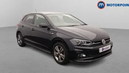 Begagnad VW Polo R-line 110 HK (80 kW) 2021 Svart Halvkombi